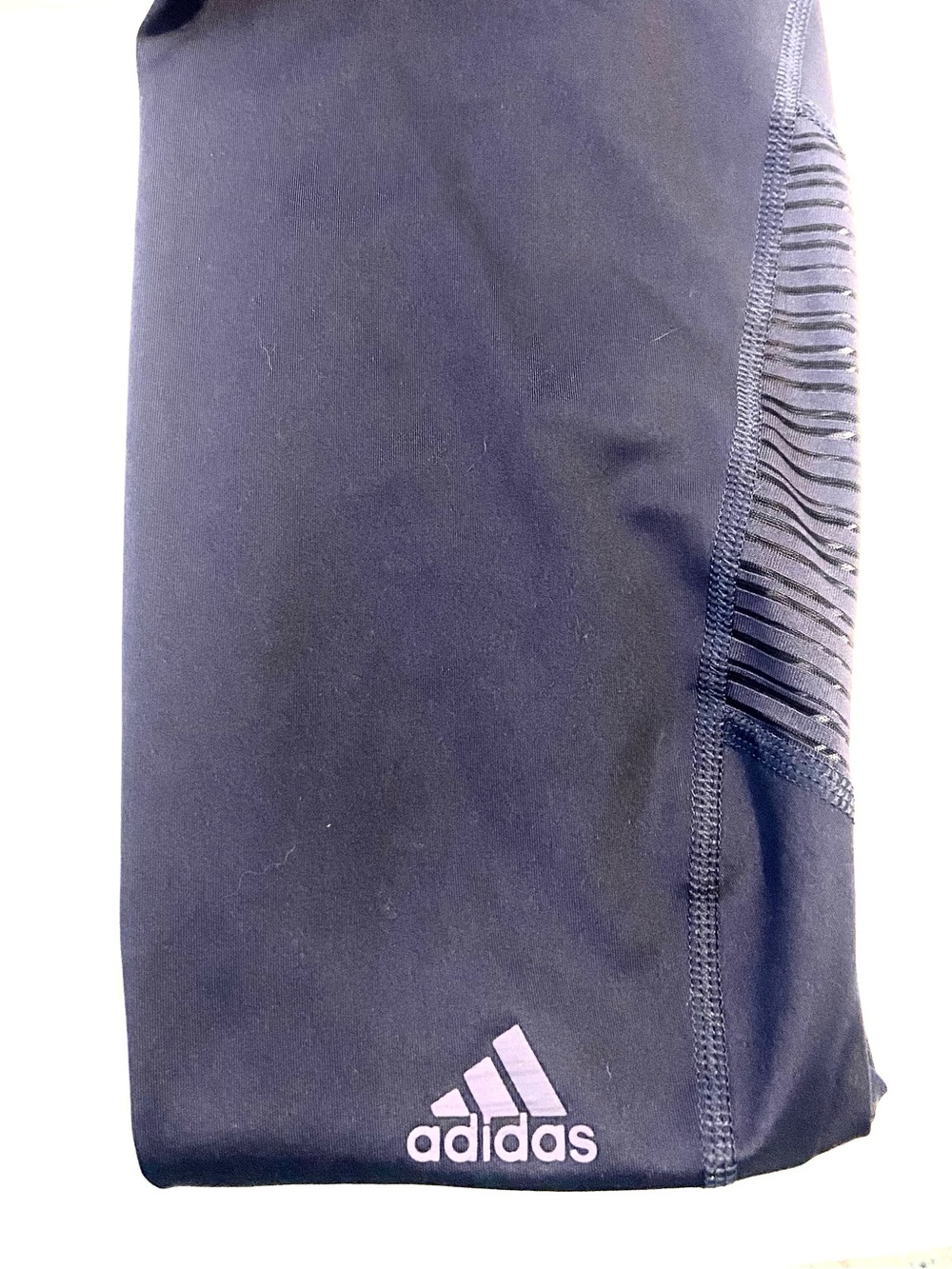adidas Navy ClimaCool Energy Running Leggings with Navy Logo
